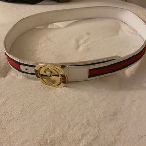 Gucci belt worn with ex can talk prices